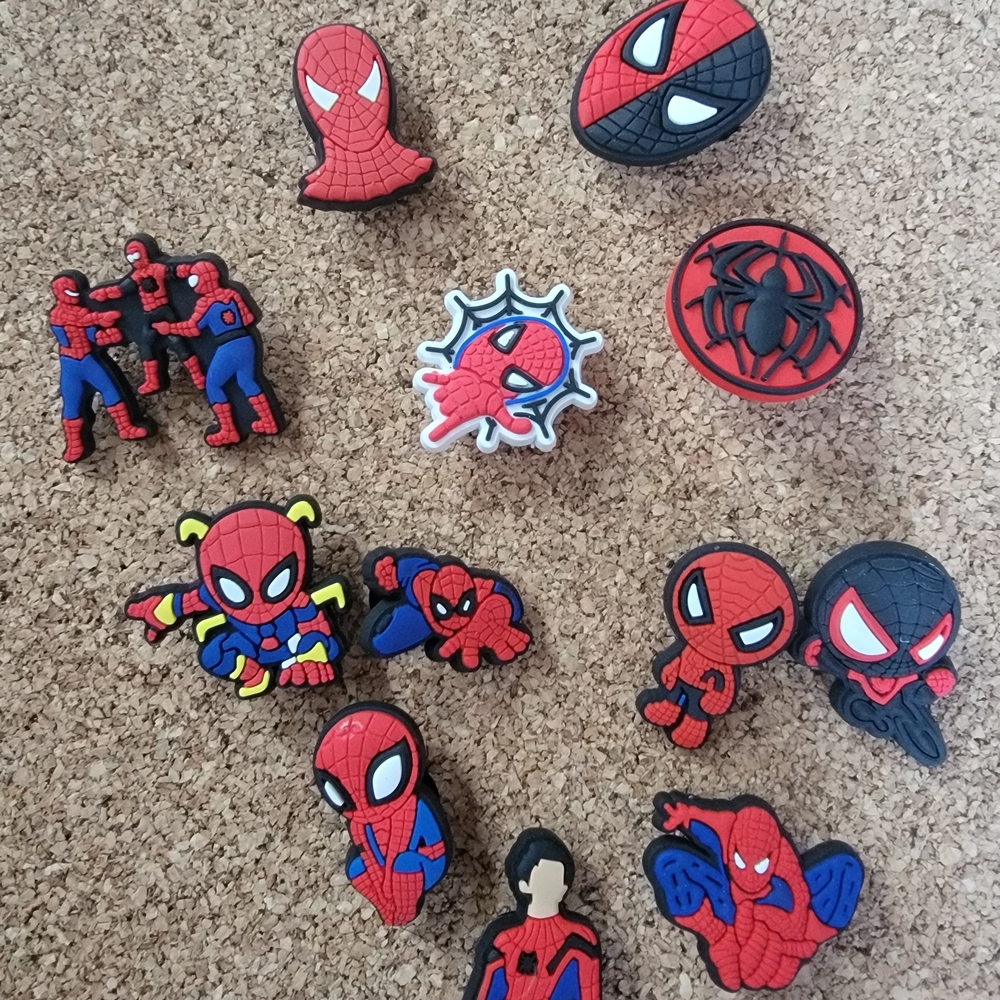 Spider-Man Shoe Charms Set